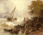 return to harbour in rough seas